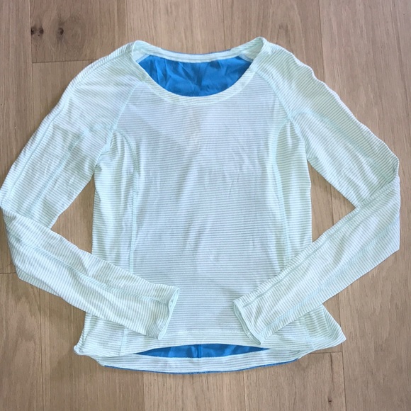 EUC lululemon Run: Silver Lining Long Sleeve - Picture 1 of 8